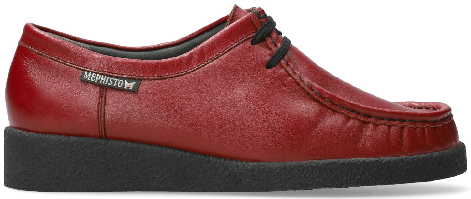 Mephisto CHRISTY dames veterschoen - rood leer - Afbeelding 2