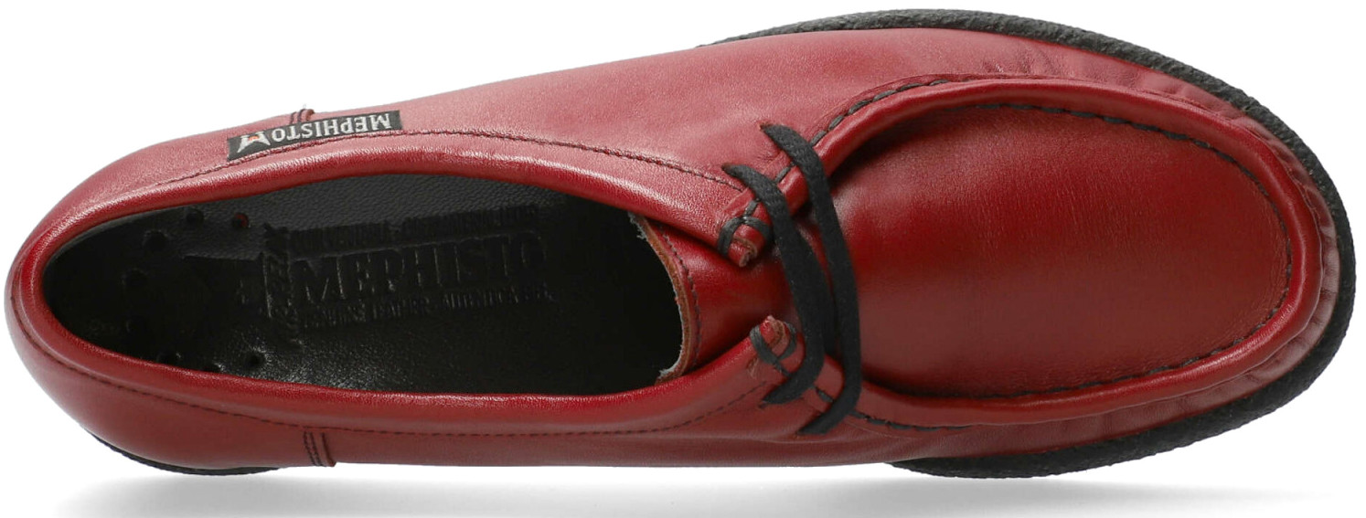 Mephisto CHRISTY dames veterschoen - rood leer - Afbeelding 4