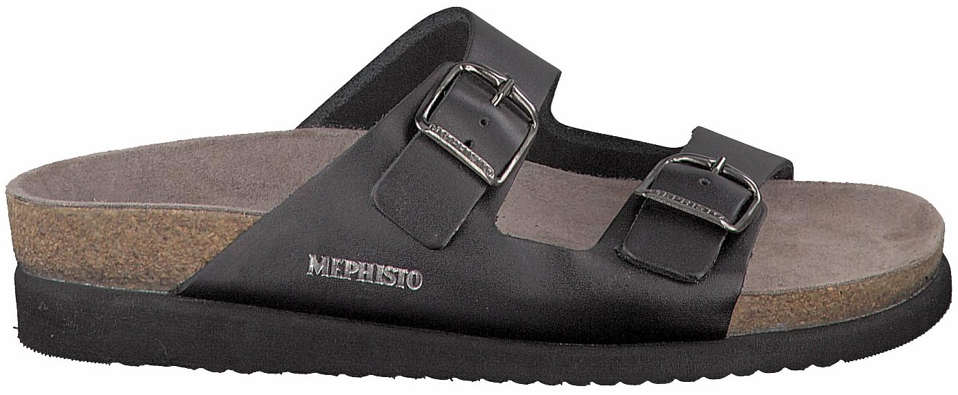 Mephisto HARMONY Dames Sandaal - Zwart Leer - Afbeelding 2