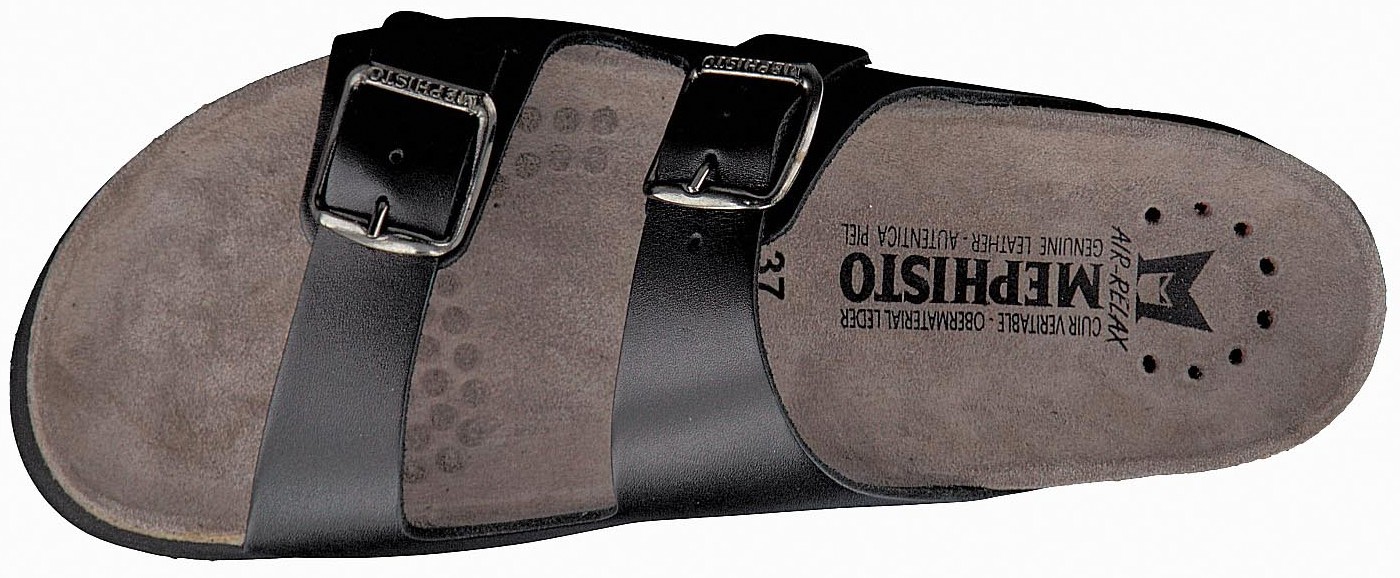 Mephisto HARMONY Dames Sandaal - Zwart Leer - Afbeelding 3