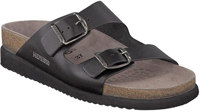 Mephisto HARMONY Dames Sandaal - Zwart Leer