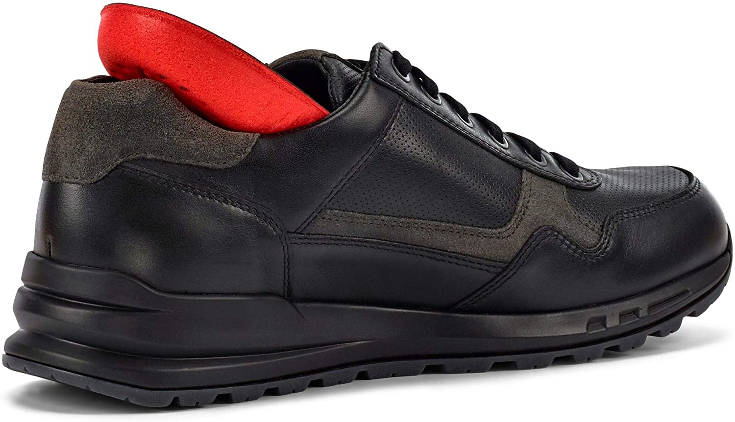 Mephisto BRADLEY lederen sneakers voor heren - zwart - Afbeelding 6