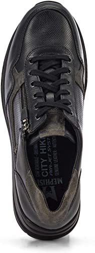 Mephisto BRADLEY lederen sneakers voor heren - zwart - Afbeelding 3