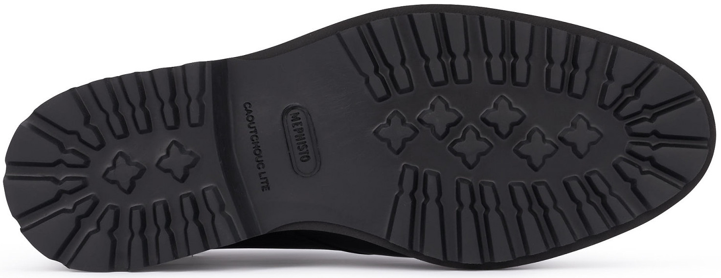Mephisto BERTO Heren Lederen Enkellaars - Zwart - Afbeelding 3