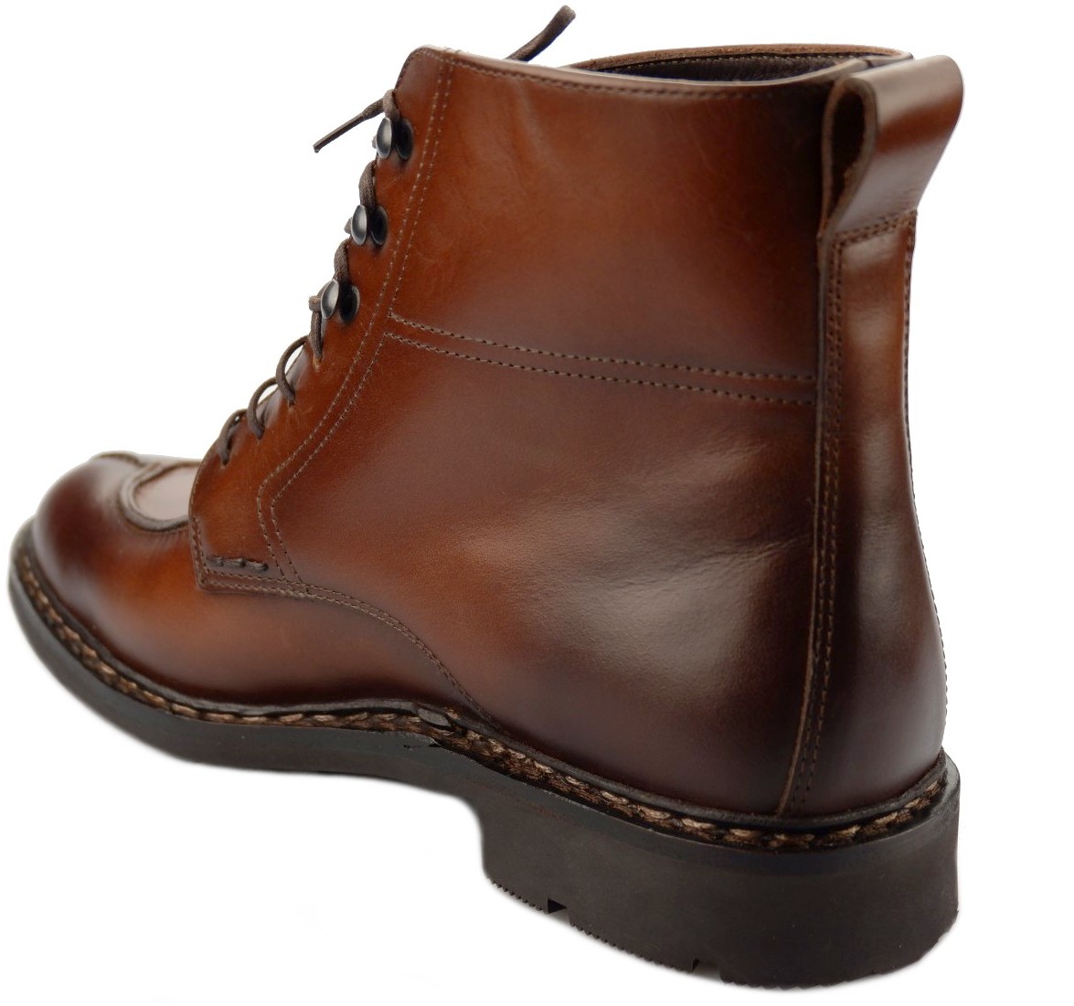 Mephisto SERGIO HERITAGE Handgemaakt Heren Enkellaars - Kastanjebruin Leer - Afbeelding 5