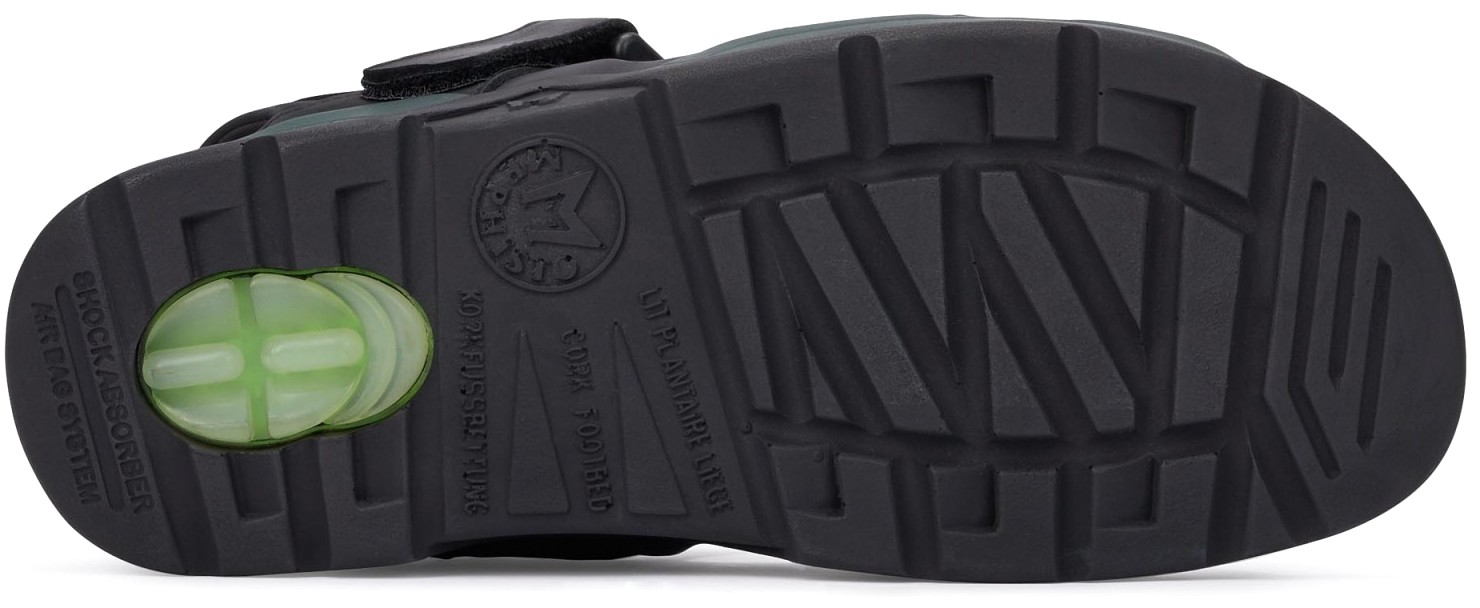 Mephisto SHARK FIT zwarte heren sandaal - Afbeelding 3