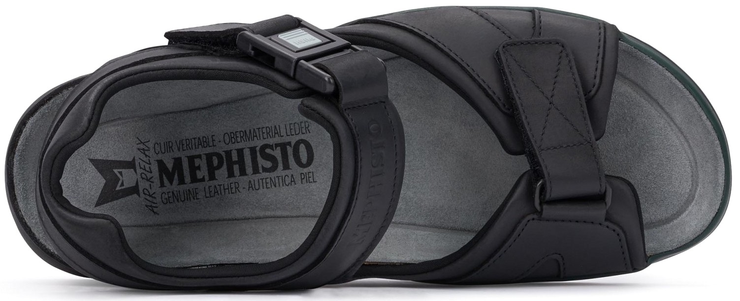 Mephisto SHARK FIT zwarte heren sandaal - Afbeelding 4