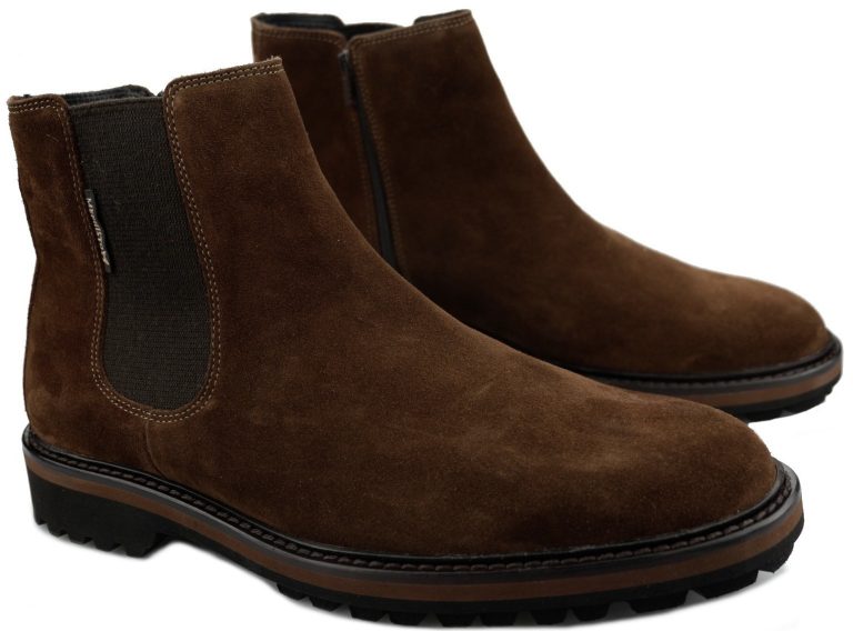 Mephisto BENSON suede chelsea laars voor heren - bruin