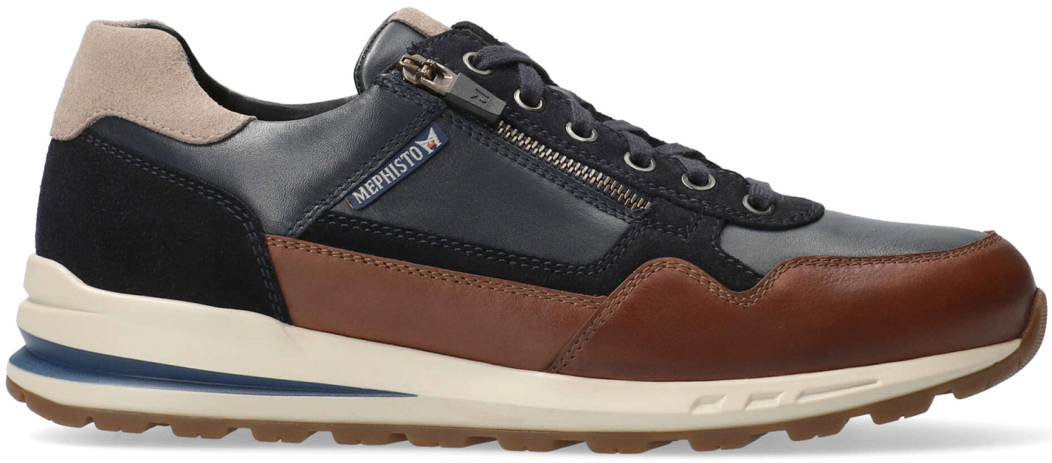 Mephisto BRADLEY heren sneaker - bruin mix leer - Afbeelding 2