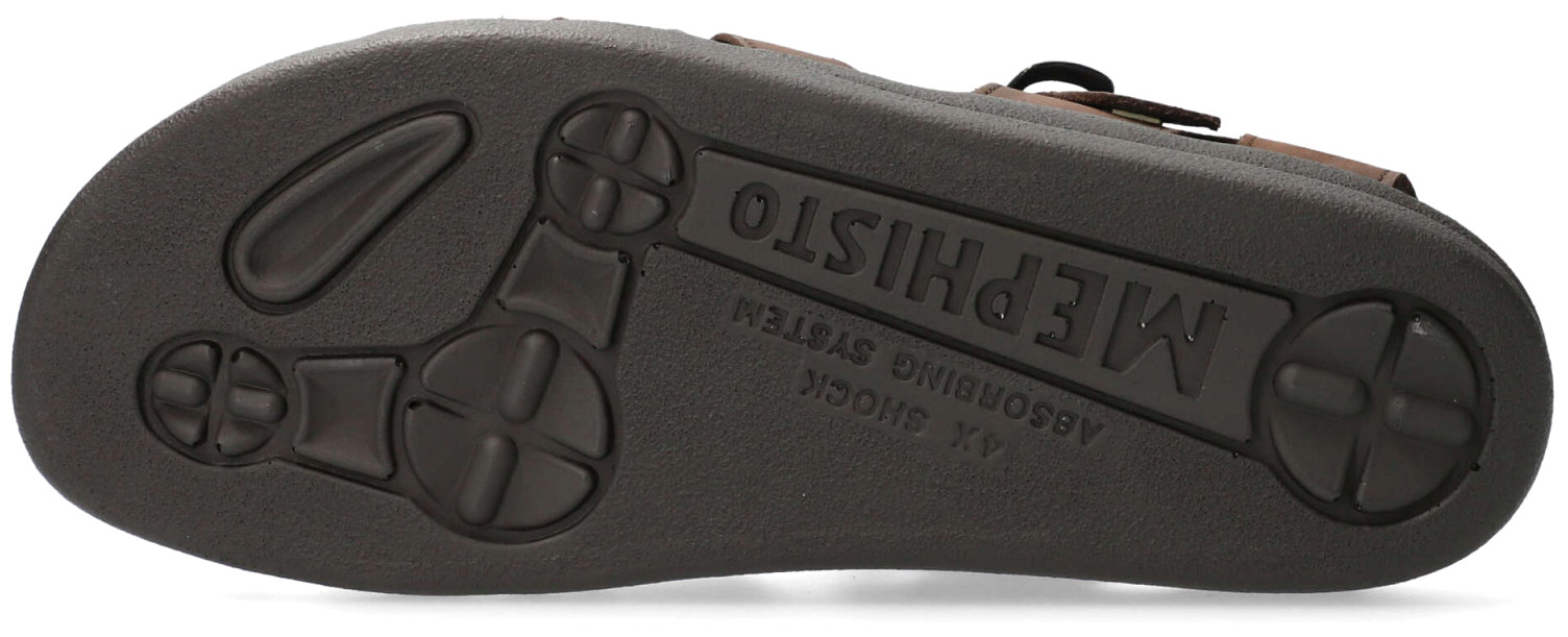 Mephisto SAM OLDBRUSH heren sandaal - donkerbruin leer - Afbeelding 3