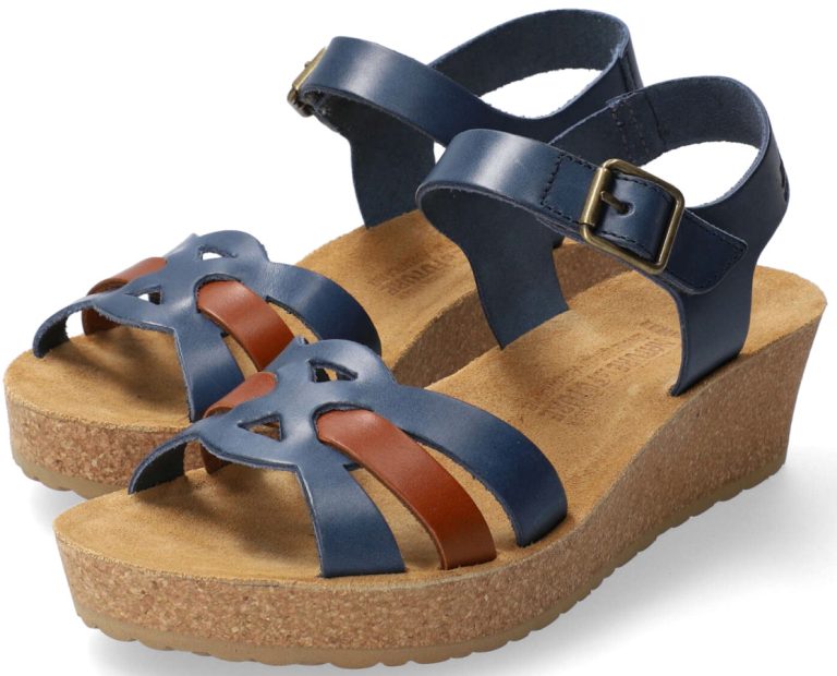 Mephisto Maryline Dames Sandaal - Blauw Leer