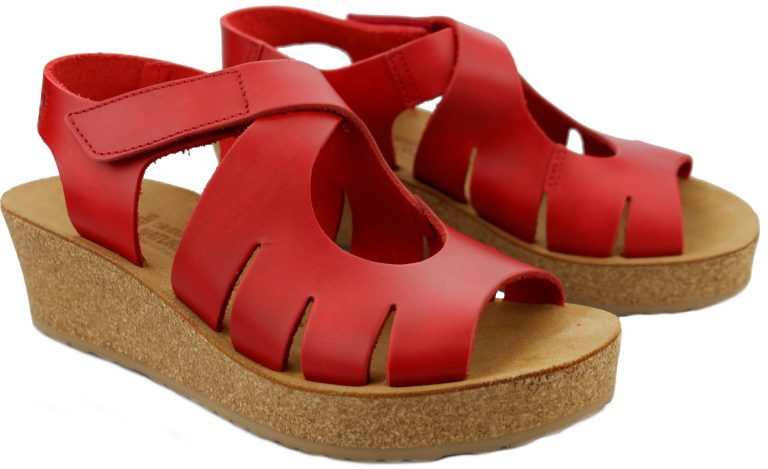 Mobils by Mephisto MISHA dames sandaal - rood leer BREED LEEST