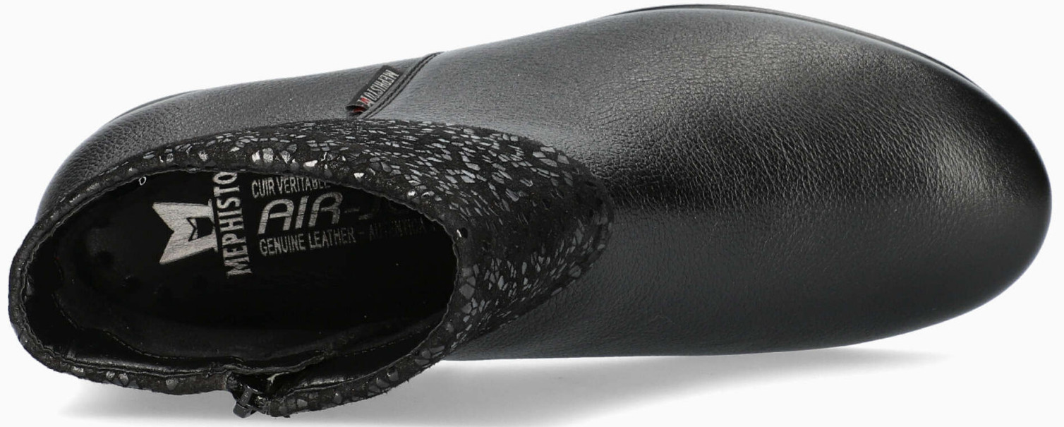 Mephisto NERIA lederen/nubuck enkellaars voor dames - zwart - Afbeelding 3