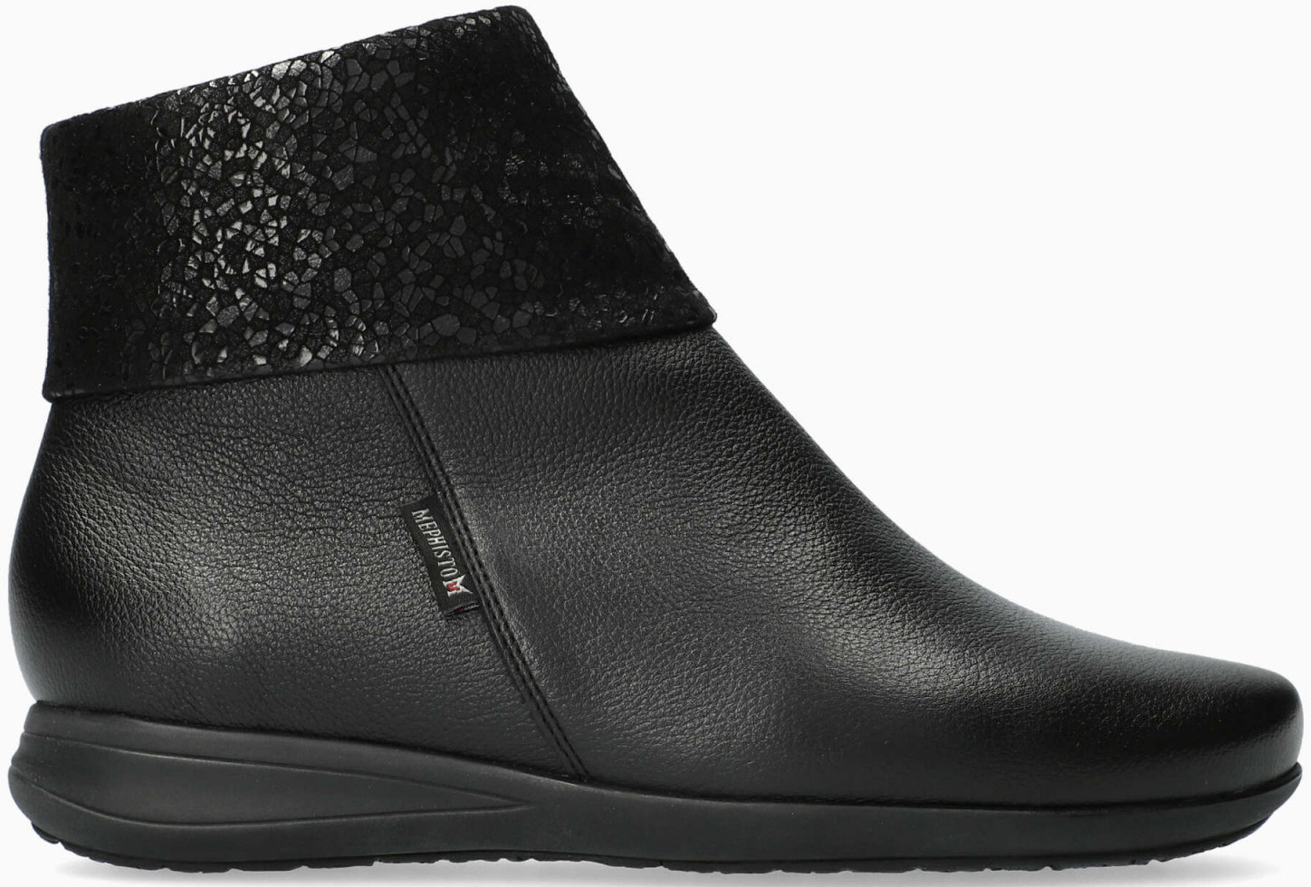 Mephisto NERIA lederen/nubuck enkellaars voor dames - zwart - Afbeelding 2