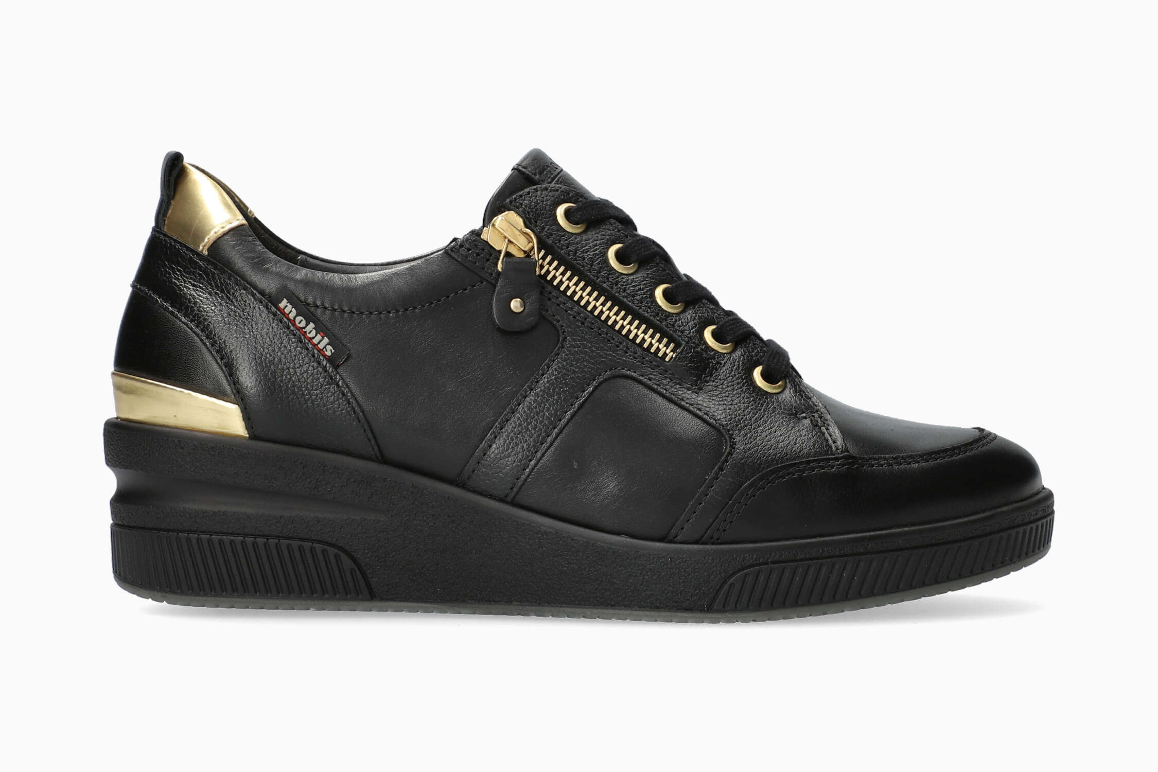 Mobils by Mephisto TRUDIE Dames Sneakers - Wide Fit - Zwart - Afbeelding 2