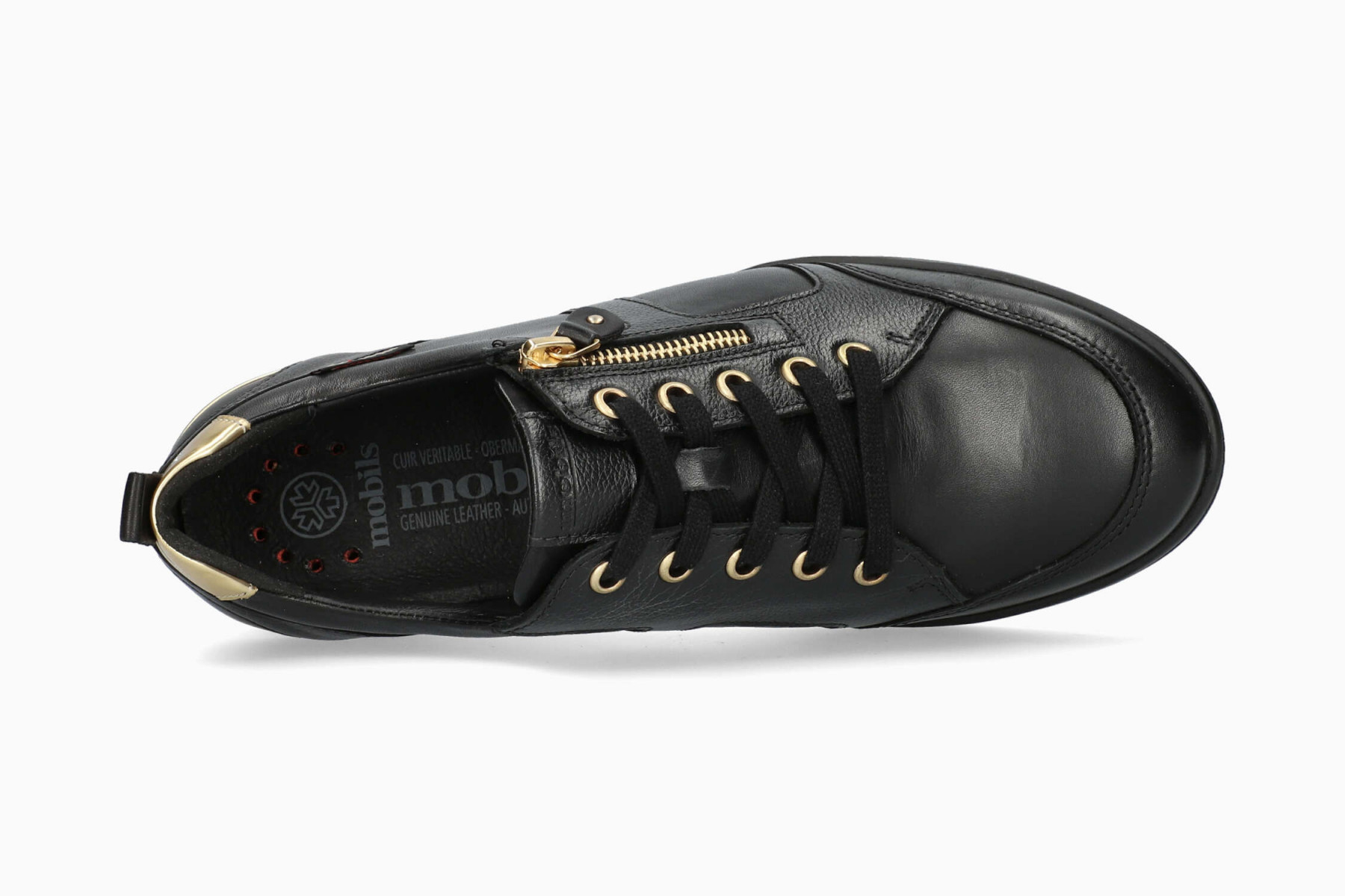 Mobils by Mephisto TRUDIE Dames Sneakers - Wide Fit - Zwart - Afbeelding 3