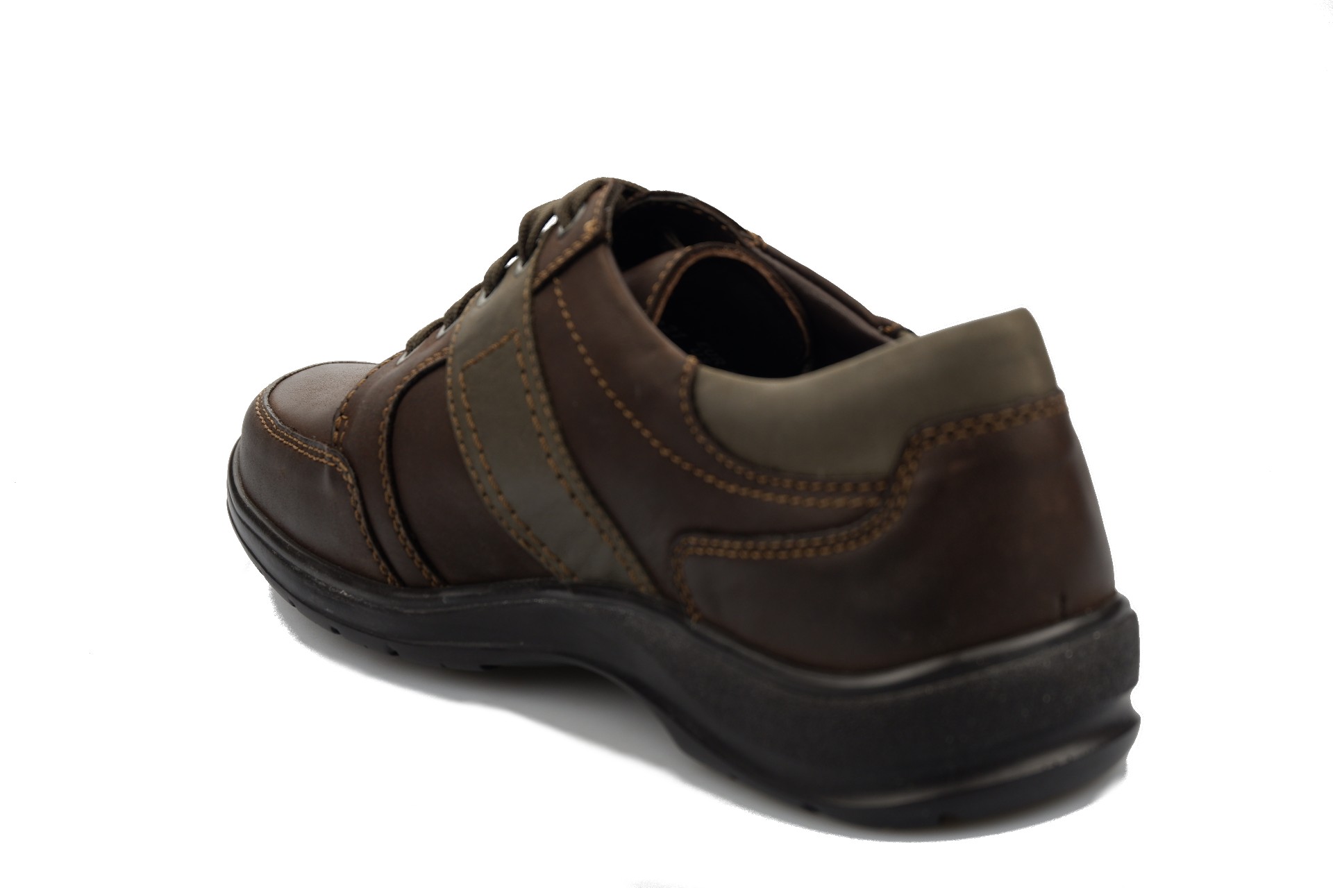 Mobils by Mephisto EDWARD Heren Veterschoen - Donkerbruin leer - extra breed - Afbeelding 4