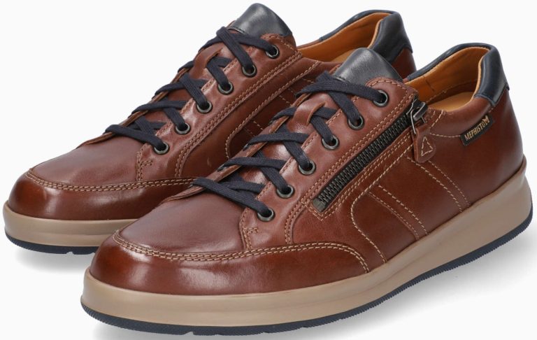 Mephisto Lisandro W lederen veterschoen voor heren bruin