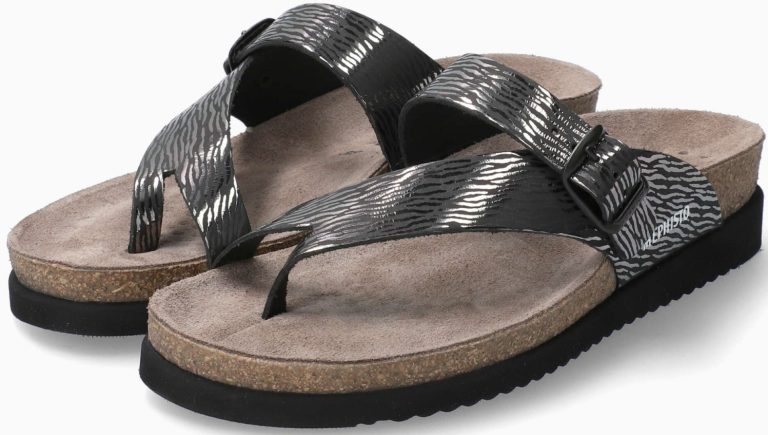 Mephisto Helen Dames Slipper Lakleer - Zwart