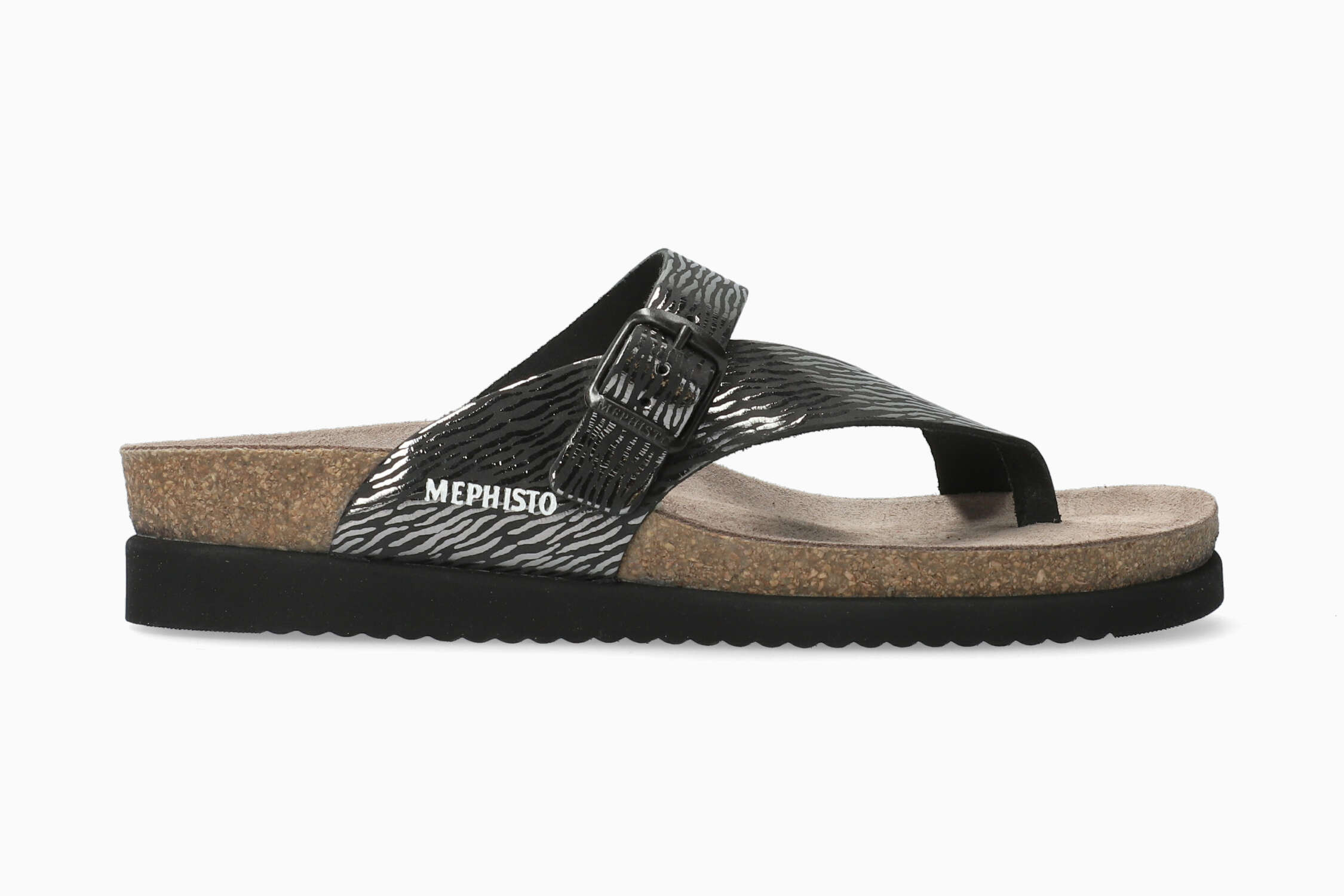 Mephisto Helen Dames Slipper Lakleer - Zwart - Afbeelding 2
