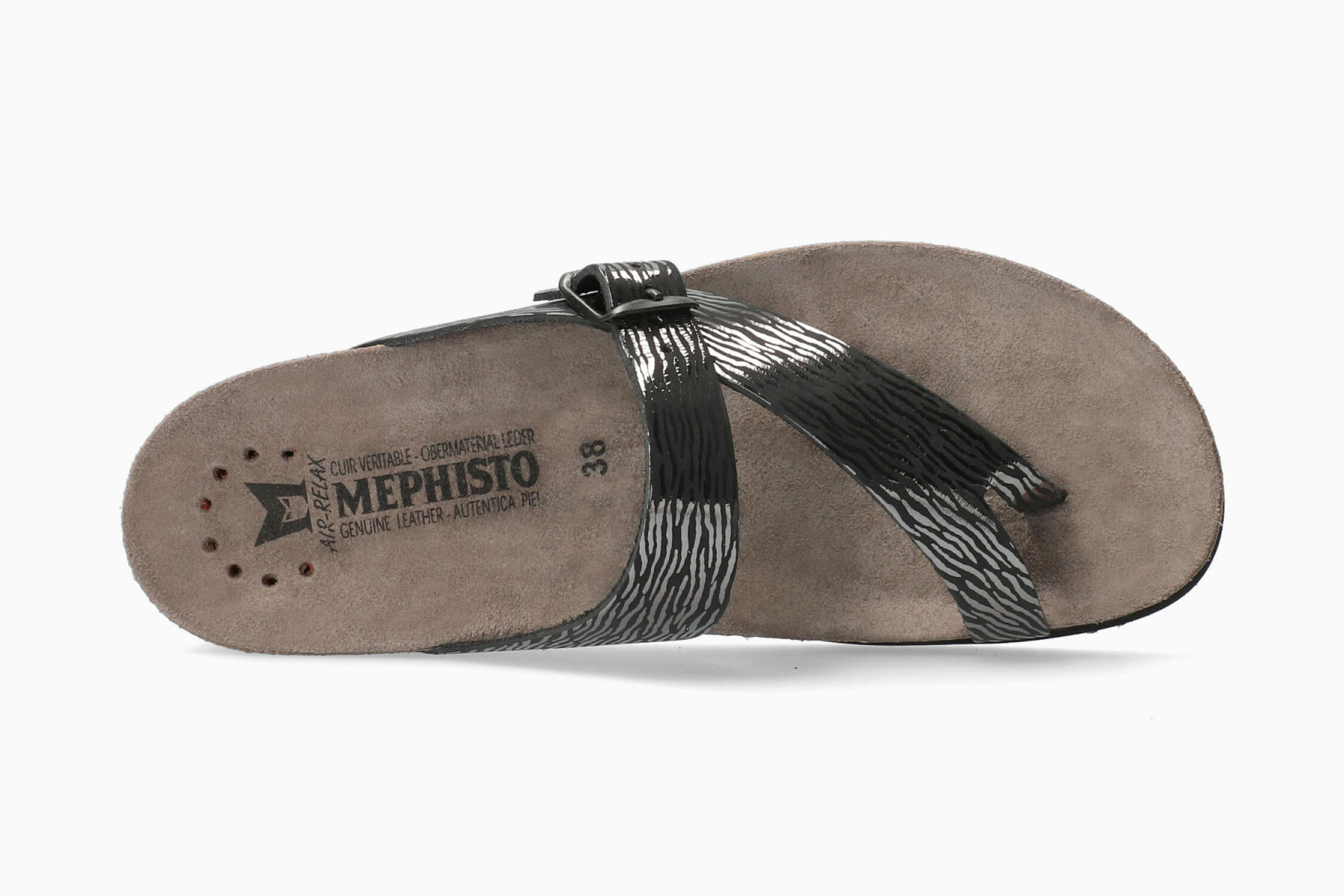 Mephisto Helen Dames Slipper Lakleer - Zwart - Afbeelding 4