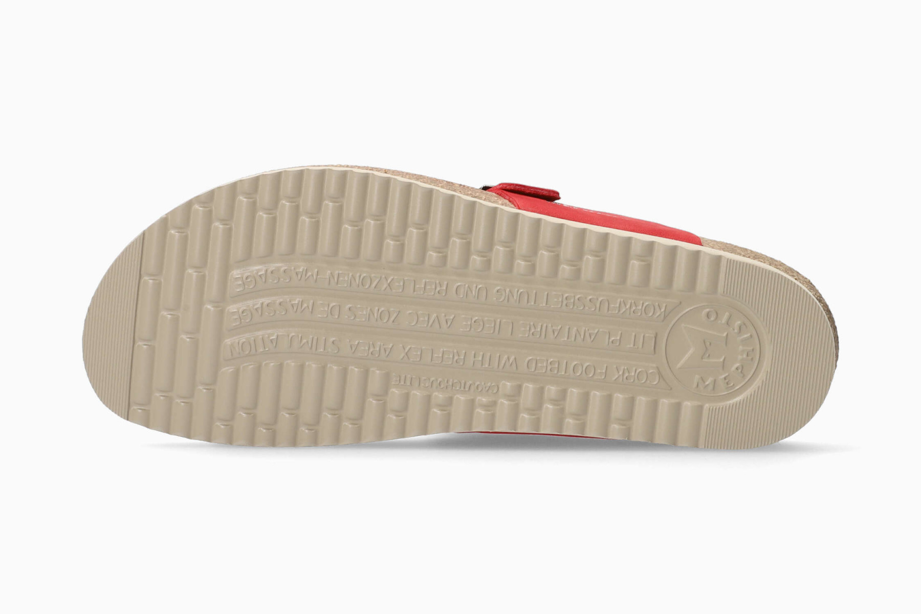 Mephisto Helen Flower Dames Slipper Nubuck - Rood - Afbeelding 3