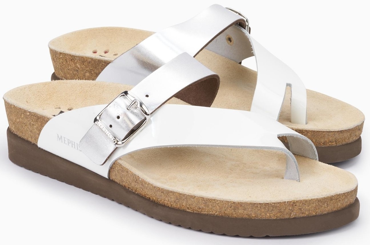 Mephisto HELEN Dames Sandaal - Wit Leer