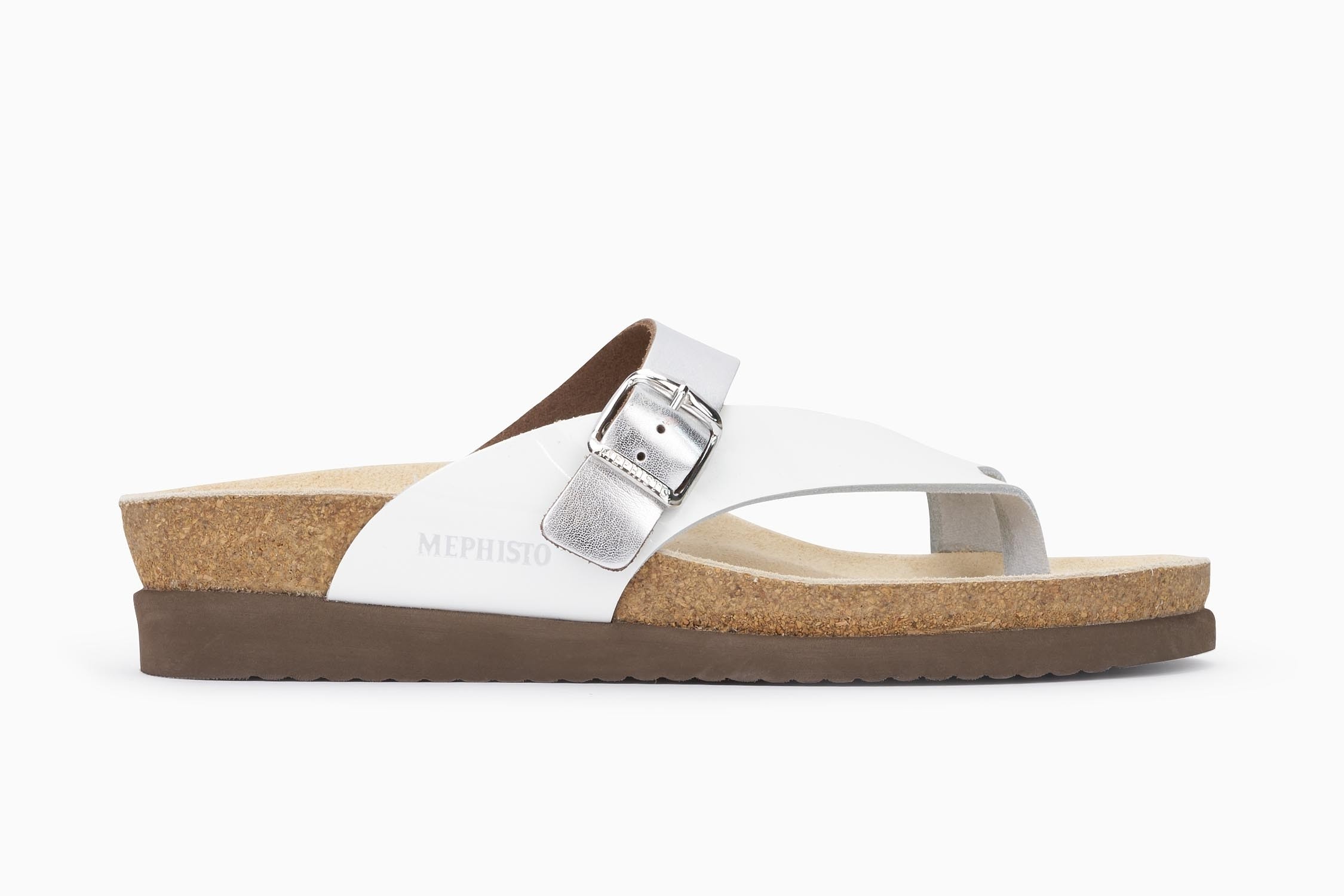 Mephisto HELEN Dames Sandaal - Wit Leer - Afbeelding 2