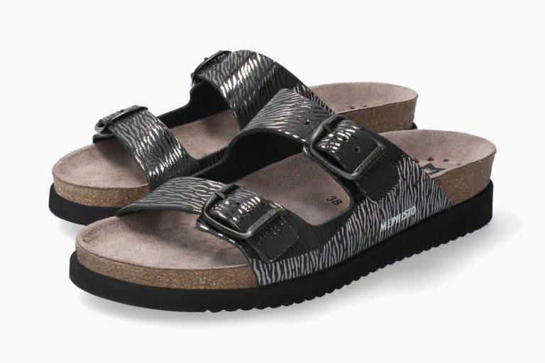 Mephisto HARMONY dames sandaal - zwart lakleder