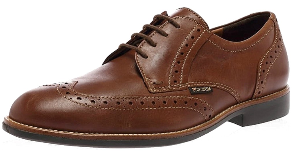 Mephisto FEROS hazelnoten bruin lederen veterschoenen voor heren
