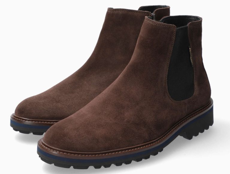 Mephisto BENSON suede chelsea laars voor heren - donkerbruin