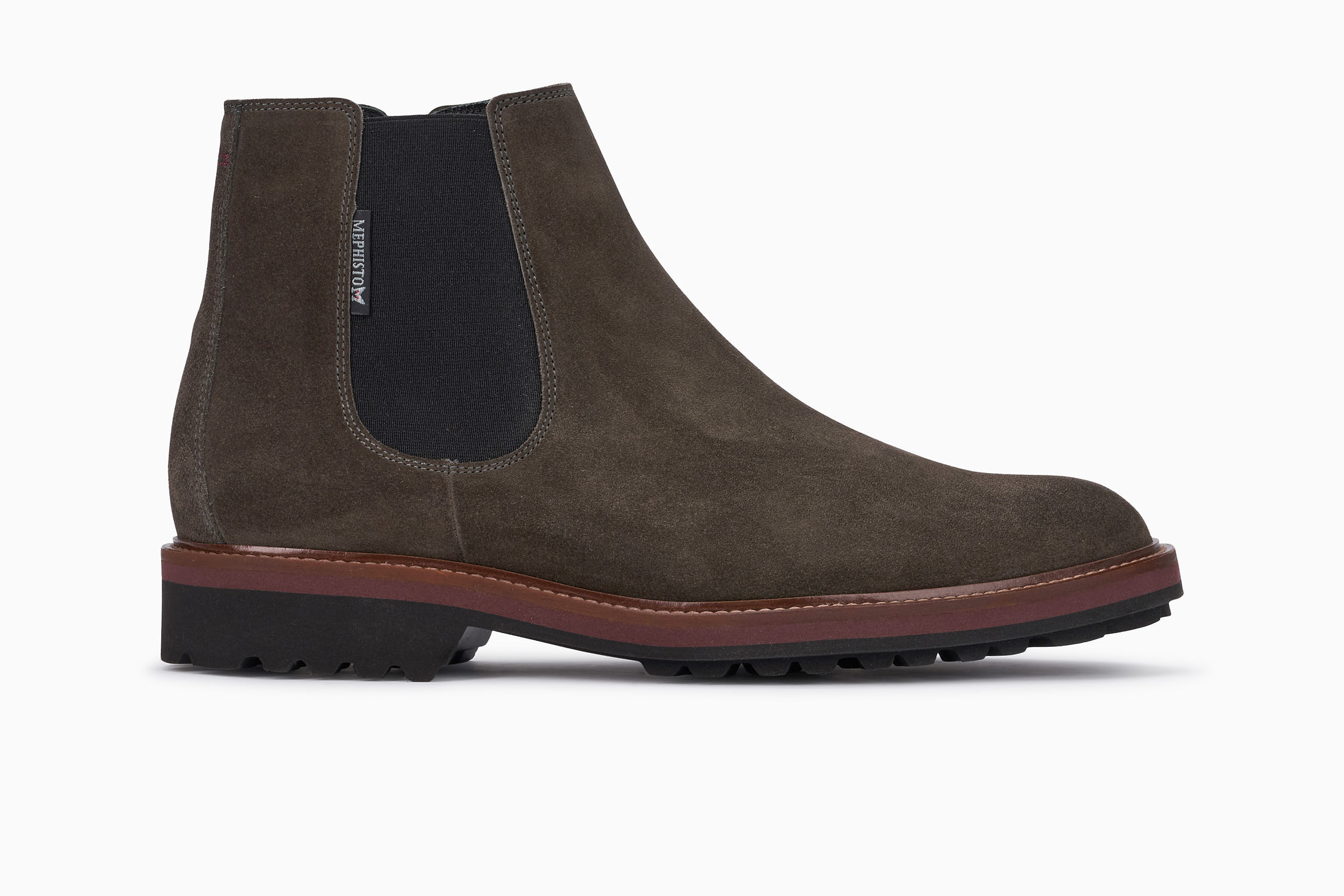 Mephisto Benson suede chelsea laars voor heren grijs - Afbeelding 2