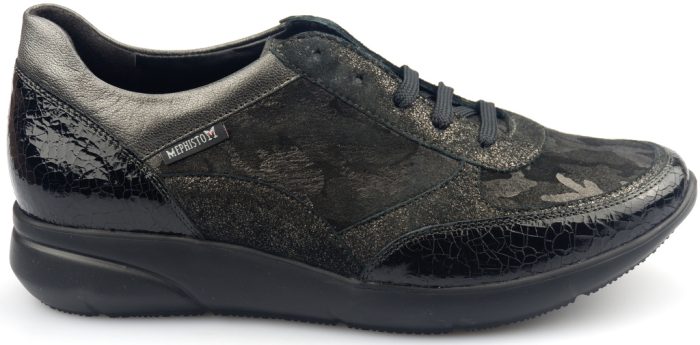 Mephisto DIANE dames sneaker - zwart leer - Afbeelding 2
