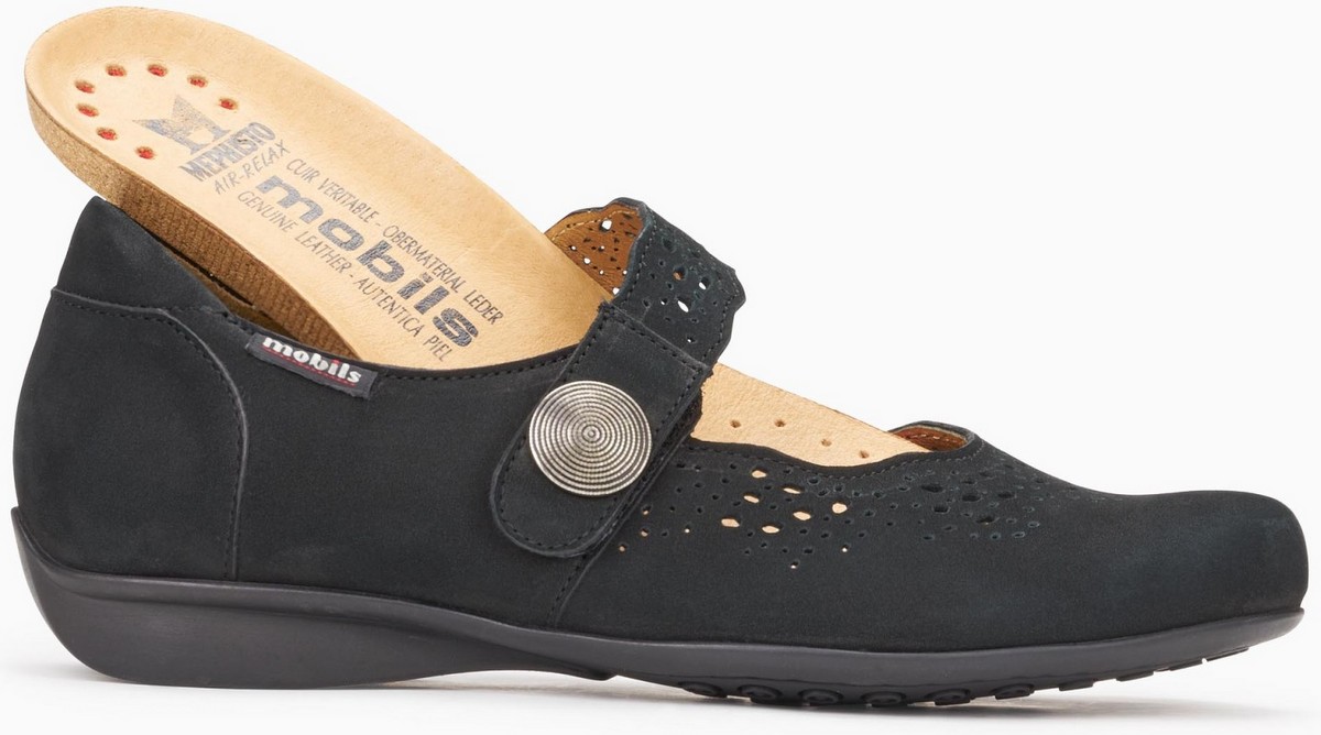 Mobils by Mephisto FABIENNE BUCKSOFT zwart nubuck EXTRA BREED - Afbeelding 5
