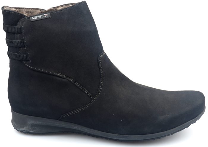 Mephisto FENNA nubuck enkellaars voor dames zwart - Afbeelding 2