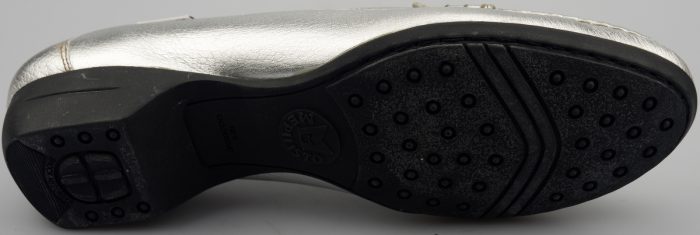 Mephisto GONDA - dames ballerina - zilver leer - Afbeelding 3