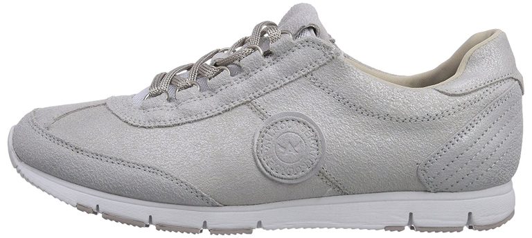 Allrounder by Mephisto JANIKA - dames wandelsneaker - metallic zilver leer