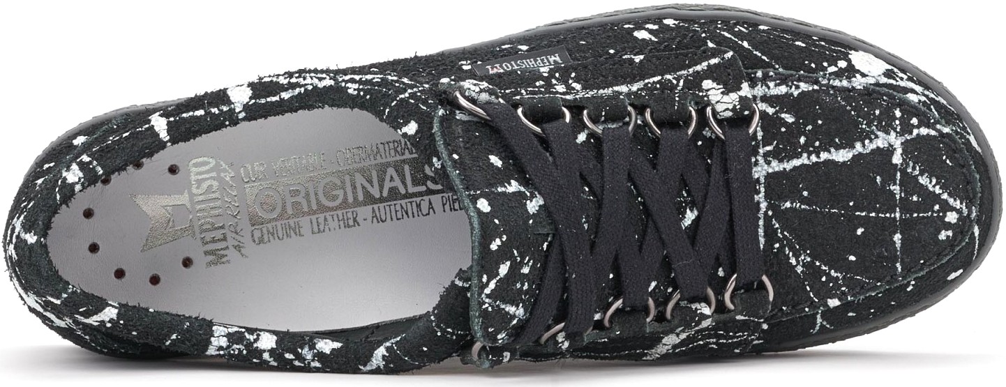 Mephisto LADY zwart veterschoen voor dames - zwart suede - Afbeelding 4