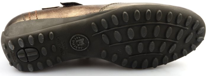 Mephisto LEIDINA brons lederen schoen voor dames met klittenband - Afbeelding 3