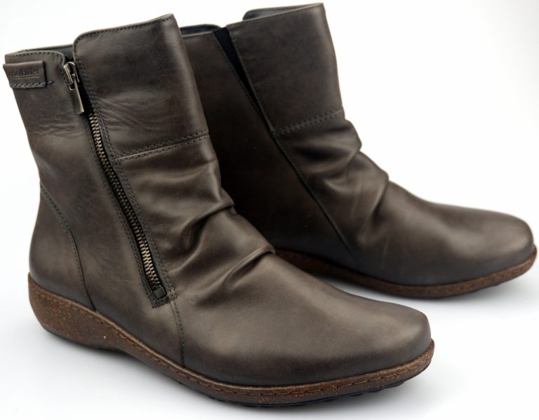 Mobils by Mephisto MAUD graphite grijs leer BREED LEEST
