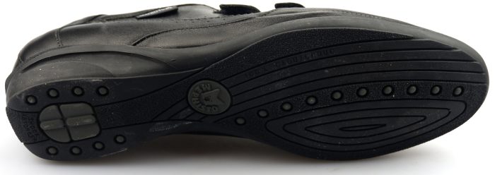 Mephisto PARNEL zwart lederen sneaker voor dames met dubbele klittenband - Afbeelding 3