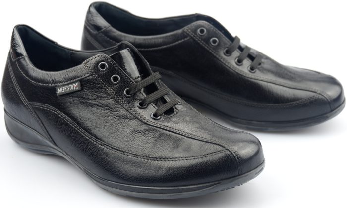 Mephisto SADURA zwart leer