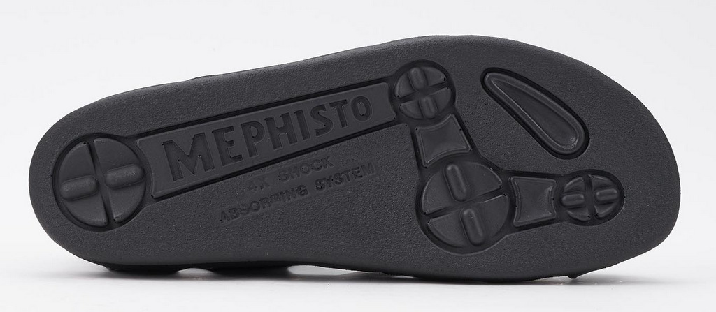 Mephisto SAM Heren Sandaal - Zwart Leer - Afbeelding 3