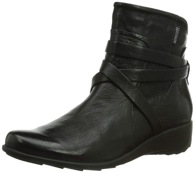 Mephisto SEREA - dames enkellaars - zwart leer