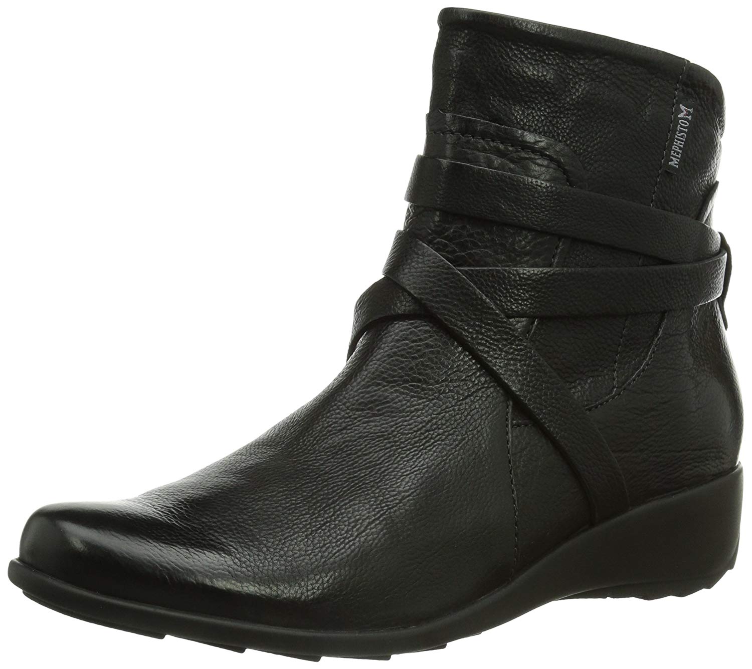 Mephisto SEREA - dames enkellaars - zwart leer