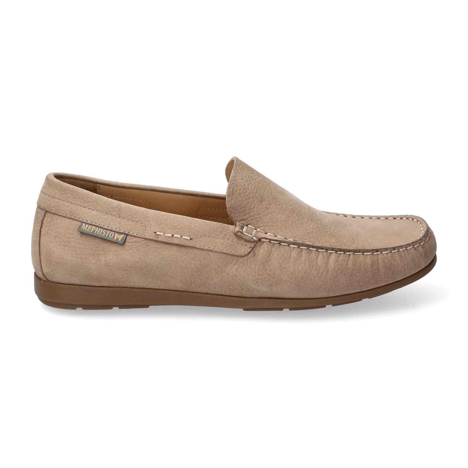 Mephisto ALGORAS - heren zacht nubuck instapper - beige - Afbeelding 2