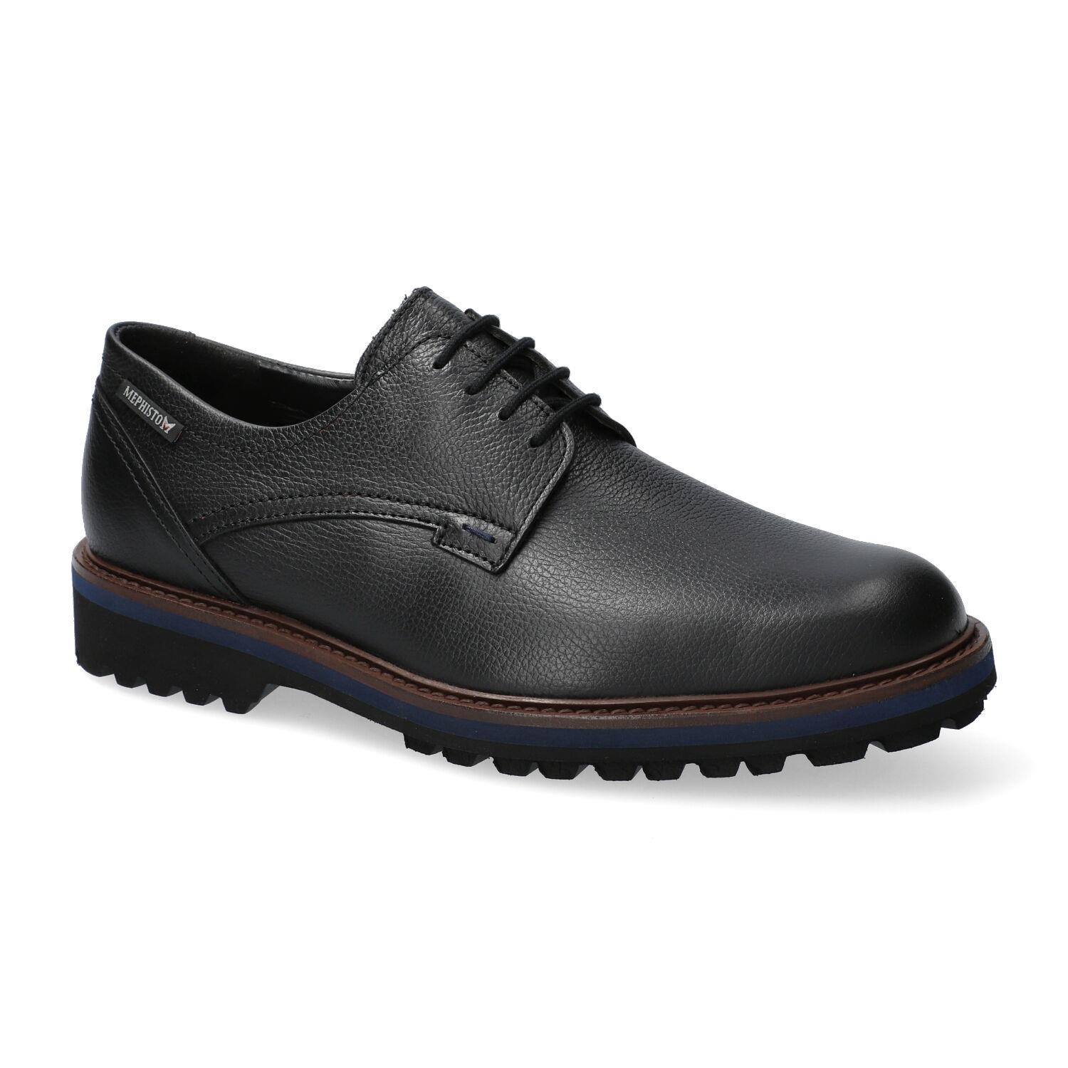 Mephisto BATISTE heren nette veterschoen - Zwart - Afbeelding 2