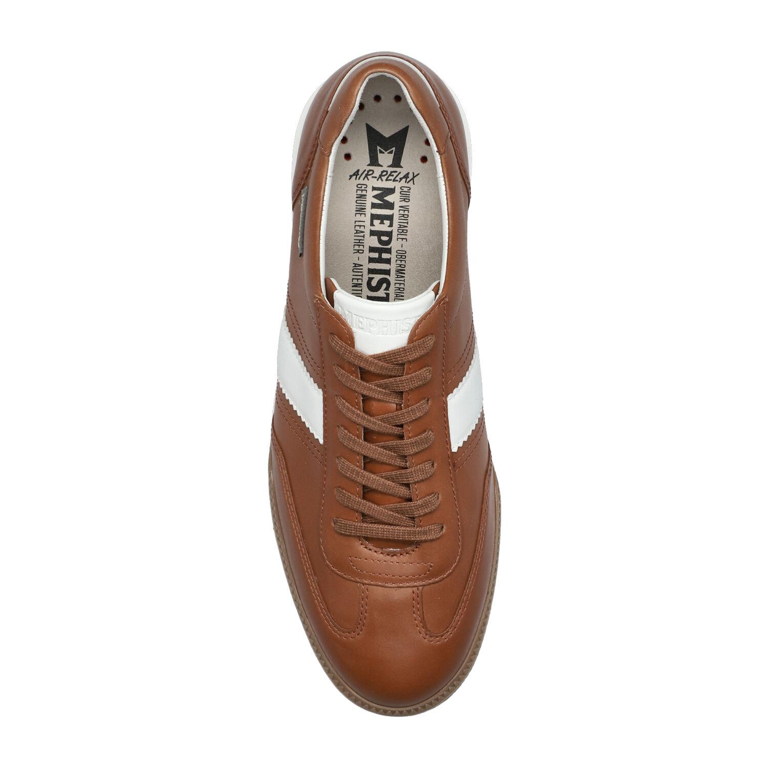 Mephisto ELYO Heren lcae-ip sneaker - hazelnoten bruin - Afbeelding 2