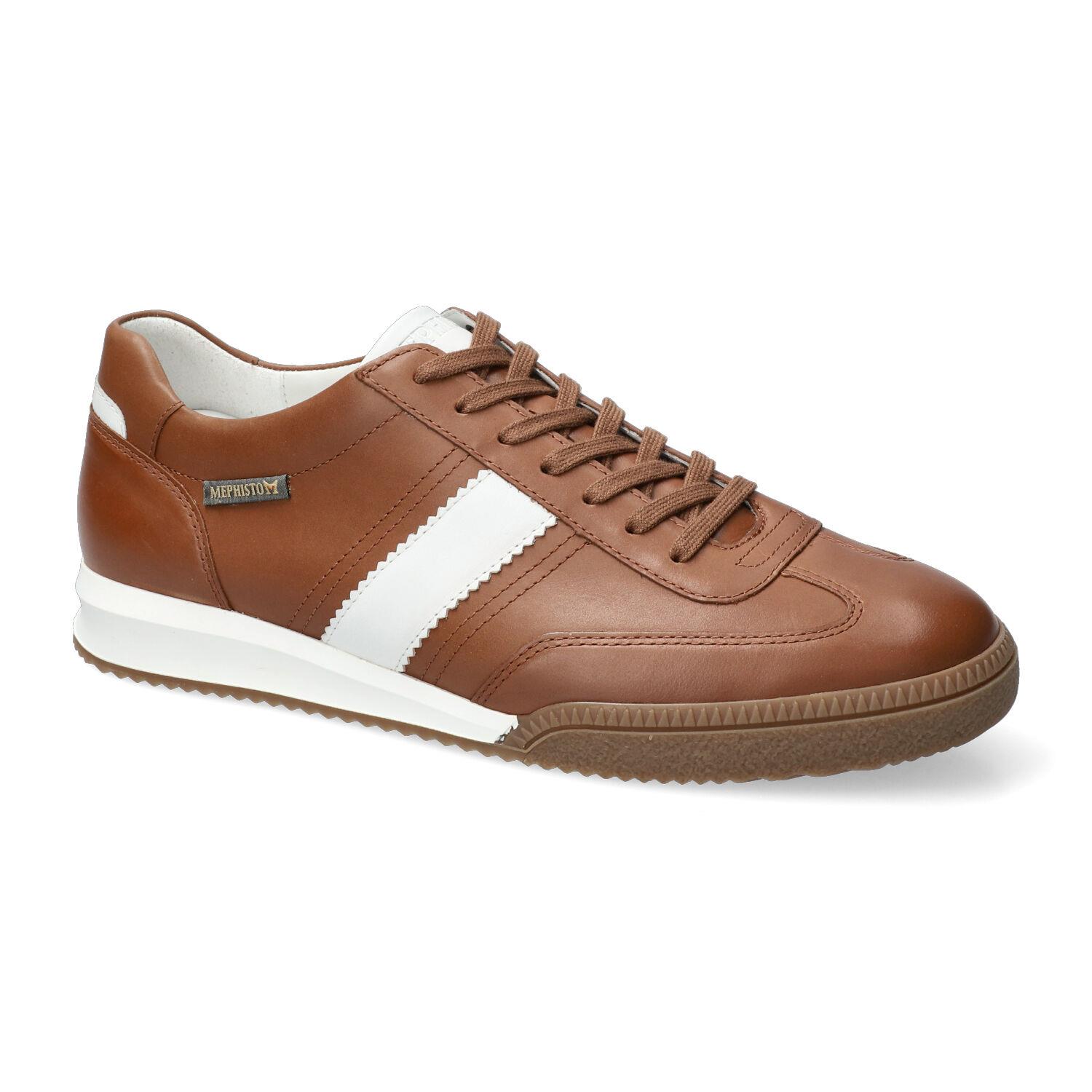 Mephisto ELYO Heren lcae-ip sneaker - hazelnoten bruin - Afbeelding 3