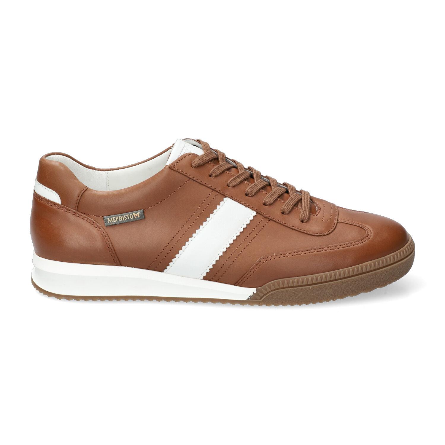 Mephisto ELYO Heren lcae-ip sneaker - hazelnoten bruin